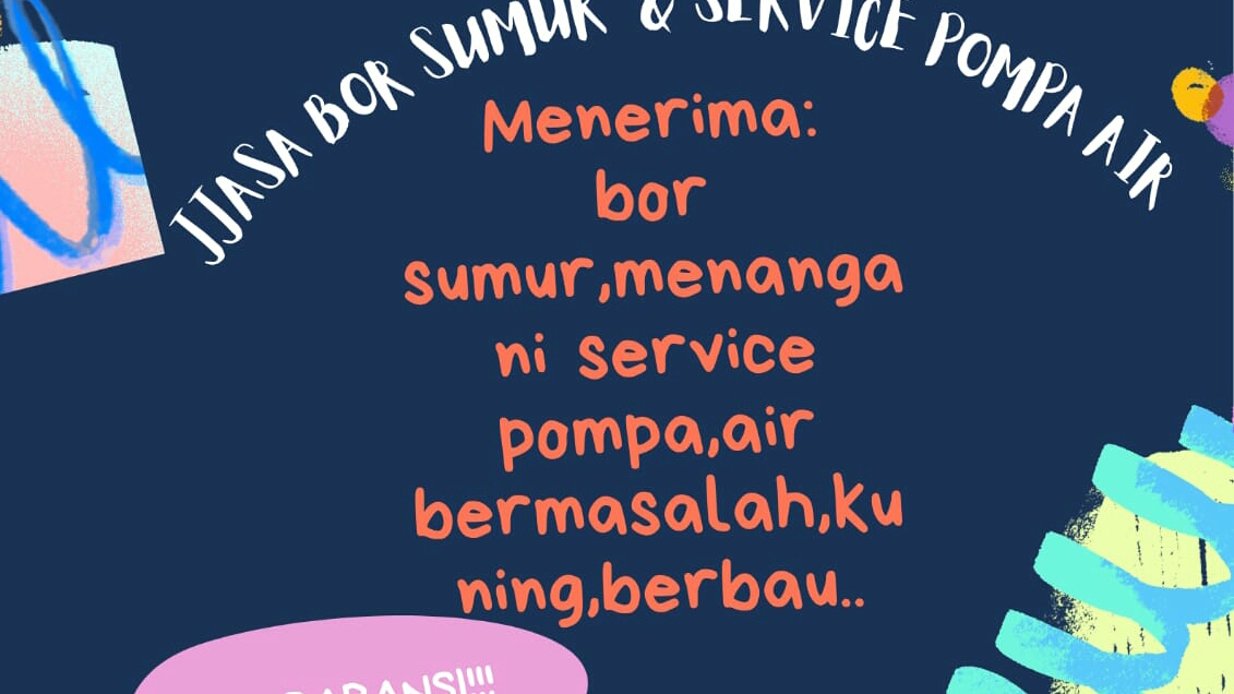 Borr Sumur & Servis Pompa Air Photo