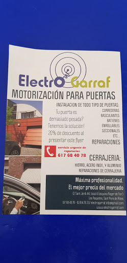 ELECTRO GARRAF en Les Roquetes, Barcelona