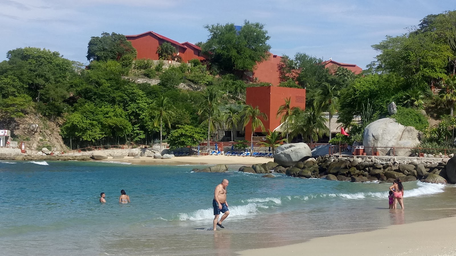 Foto di Spiaggia Brisas area dell'hotel