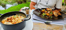 Plats et boissons du Restaurant de spécialités à base de poisson-pêcheur Au Fil de l'Eau à Brantôme - n°8