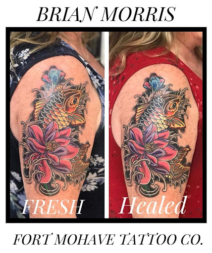Explore kayak tattoo ideas, creative tattoo ideas in Fort Mohave, available at Fort Mohave Tattoo Company