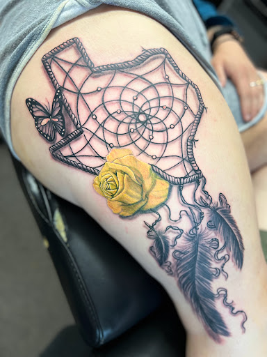 Explore mob tattoo ideas, creative tattoo ideas in Abilene, available at Lino Ink Tattoo Studio