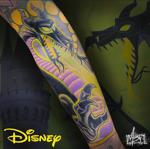 Explore calf leg tattoo ideas, creative tattoo ideas in Arabi, available at Hidden Dimension Studio