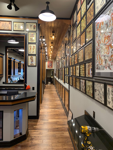 Explore mechanical tattoo sleeve ideas, creative tattoo ideas in Oceanside, available at Maritime Tattoo & Body Piercing