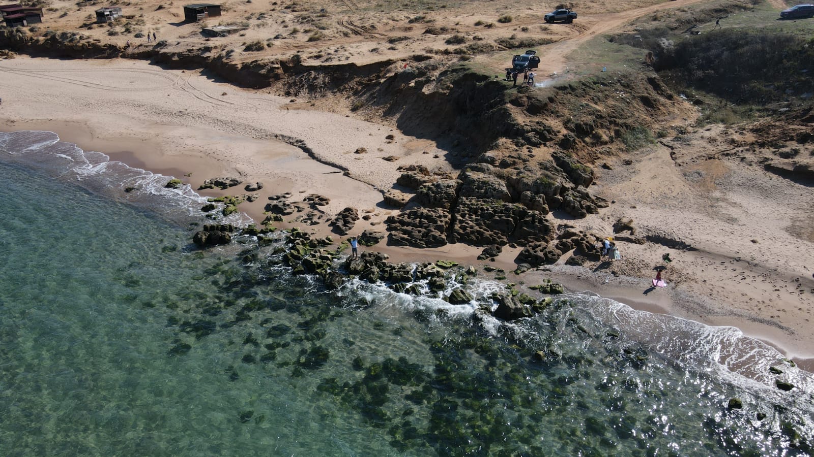 Fotografija Dogancili Halk Plaji z turkizna čista voda površino