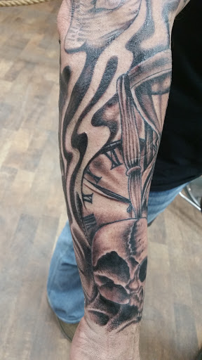 Explore female chest piece tattoo ideas, creative tattoo ideas in Duluth, available at Anchors End Tattoo