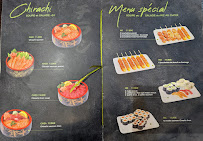 Menu / carte de Sushi Mod à Paris