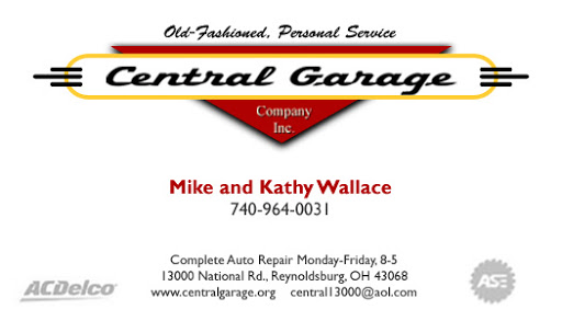 Auto Repair Shop «Central Garage Company Inc.», reviews and photos, 13000 National Rd SW, Reynoldsburg, OH 43068, USA