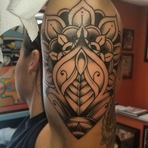 Explore surf tattoo ideas, creative tattoo ideas in Hazard, available at Lost Gypsy Tattoo