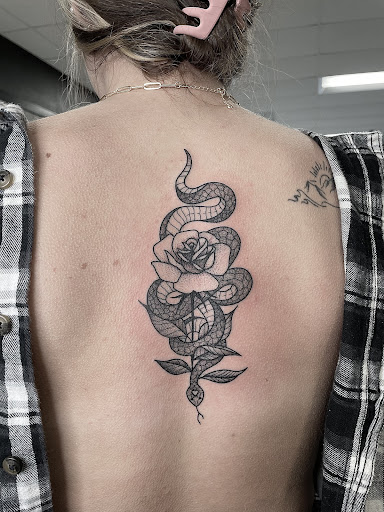 Explore the marathon continues tattoo ideas, creative tattoo ideas in Elkin, available at Black Bear Tattoo
