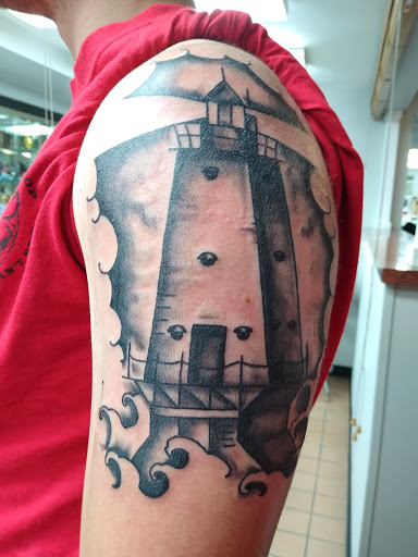 Explore mom and son tattoo ideas, creative tattoo ideas in Albany, available at Lark Street Tattoo