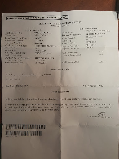 Auto Repair Shop «Kwik Kar Auto Center», reviews and photos, 3280 Legacy Dr, Frisco, TX 75034, USA