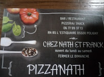 Menu / carte de RESTO'NATH à Poligny