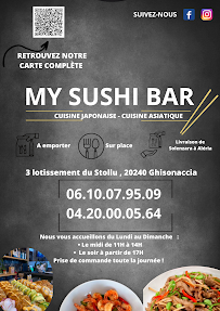 My sushi bar à Ghisonaccia menu