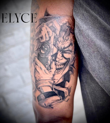Explore jujutsu kaisen tattoo ideas, creative tattoo ideas in Pendleton, available at Just Another Hole in the Wall Tattoo