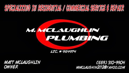 M. McLaughlin Plumbing Inc. in Porterville, California