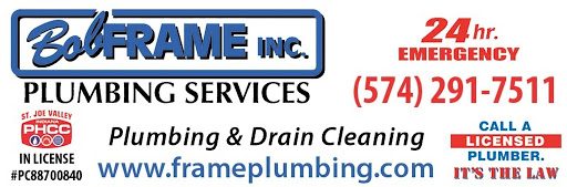 Bob Frame Plumbing Services, INC in South Bend, Indiana