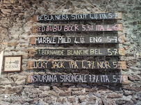 Menu du Feudo San Giorio à San Giorio di Susa