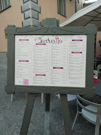 Menu du Bar Duomo à Orvieto