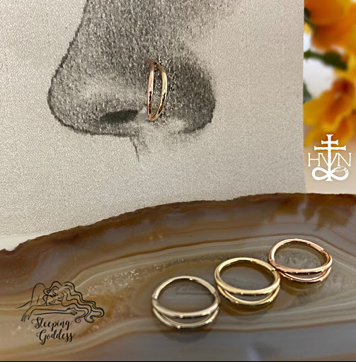 Explore hibiscus flower tattoo ideas, creative tattoo ideas in Northampton, available at Haven Body Arts Piercing & Tattoo