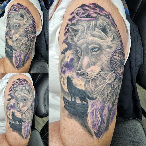 Explore back tattoo ideas, creative tattoo ideas in Camby, available at Sick With It Tattoos