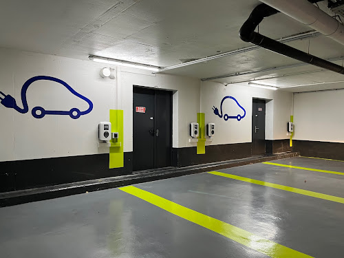 Borne de recharge de véhicules électriques INDIGO Charging Station Strasbourg