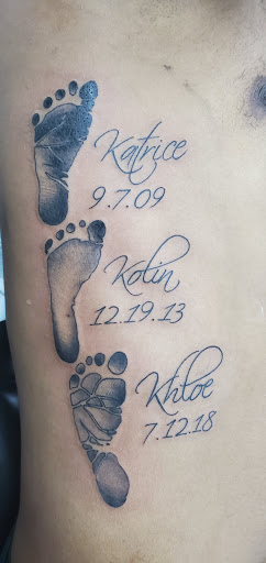 Explore i love you to the moon and back tattoo ideas, creative tattoo ideas in Crofton, available at Red Octopus Tattoos