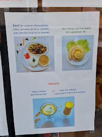 Lithang à Paris menu