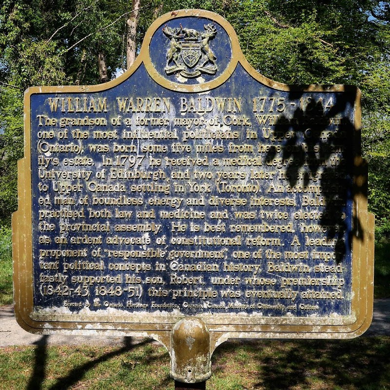 William Warren Baldwin Historical Plaque