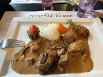 Sauce aux champignons du Restaurant français Restaurant Pétrarque et Laure à Fontaine-de-Vaucluse - n°1