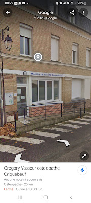 Grégory Vasseur osteopathe Criquebeuf à Criquebeuf-sur-Seine