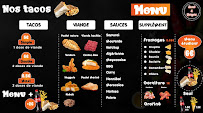 Menu / carte de sweet and burgers à Dijon
