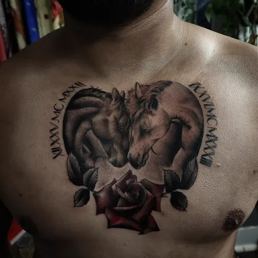 Explore skull tattoo ideas, creative tattoo ideas in Valdosta, available at Acid Ink Tattoos