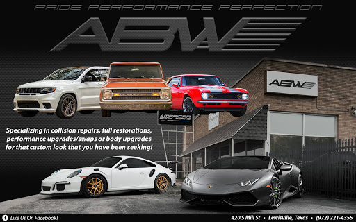 Auto Body Shop «American Body Works Inc», reviews and photos, 420 S Mill St, Lewisville, TX 75057, USA