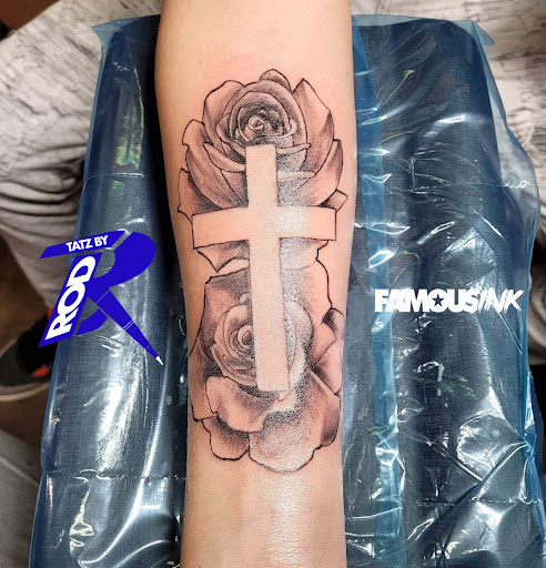 Explore david and goliath tattoo ideas, creative tattoo ideas in Hammond, available at Famous Ink, Inc.