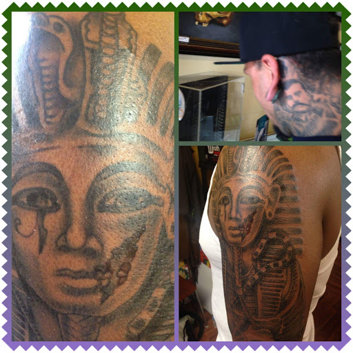 Explore tattoo ideas half sleeve men, creative tattoo ideas in Cheyenne, available at The T.R.I.B.E. Zoo, LLC Tattoo