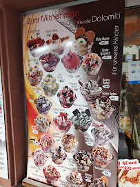 Eiscafé Bistro Dolomiti à Michelstadt carte