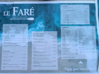 Menu / carte de Le Faré à Biscarrosse