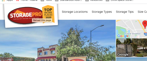 Self-Storage Facility «StoragePRO Self Storage of Hayward», reviews and photos, 1820 Pacheco Way, Hayward, CA 94544, USA