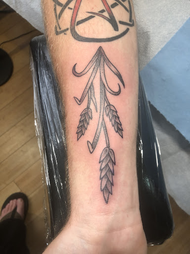 Explore back forearm tattoo ideas, creative tattoo ideas in Honokaa, available at Sea of Light Tattoo Studio