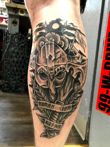 Explore tribal dragon tattoo ideas, creative tattoo ideas in Beaverton, available at Tattoo 42