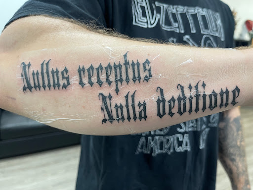 Explore stargazer lily tattoo ideas, creative tattoo ideas in Katy, available at Family Tattoo Studio