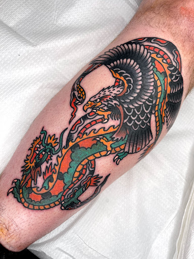 Explore rip tattoo ideas, creative tattoo ideas in Johnson City, available at Gold Cross Tattoo Co.