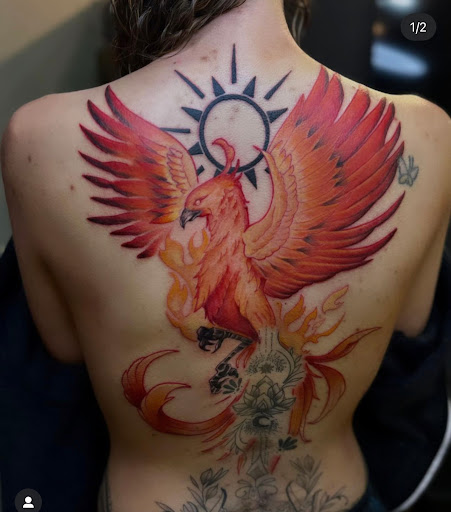 Explore glitter tattoo ideas, creative tattoo ideas in Fort Wayne, available at Grade A Tattoos and Body Piercing