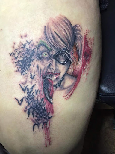 Explore biblical tattoo ideas, creative tattoo ideas in Angola, available at Hoodlum Ink