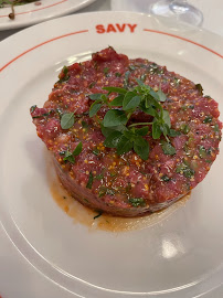 Steak tartare du Restaurant français Chez Savy à Paris - n°4