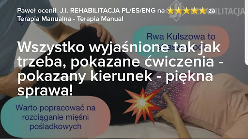 J.I Rehabilitacja / Fizjoterapeuta w Warszawie - Wola / Fizjoterapia w Warszawie - Wola