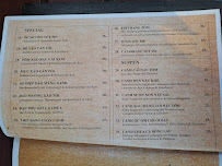 Menu du East Moon à Berlin