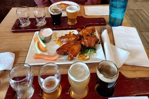 Craft beer at a brewery in Glenside Pennsylvania