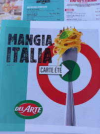 Restaurant italien Del Arte à Compiègne (la carte)